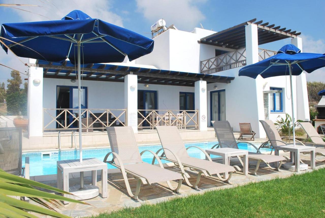 Sea Front Villa, Heated Private Pool, Amazing Location Paphos 323 基索内加 外观 照片