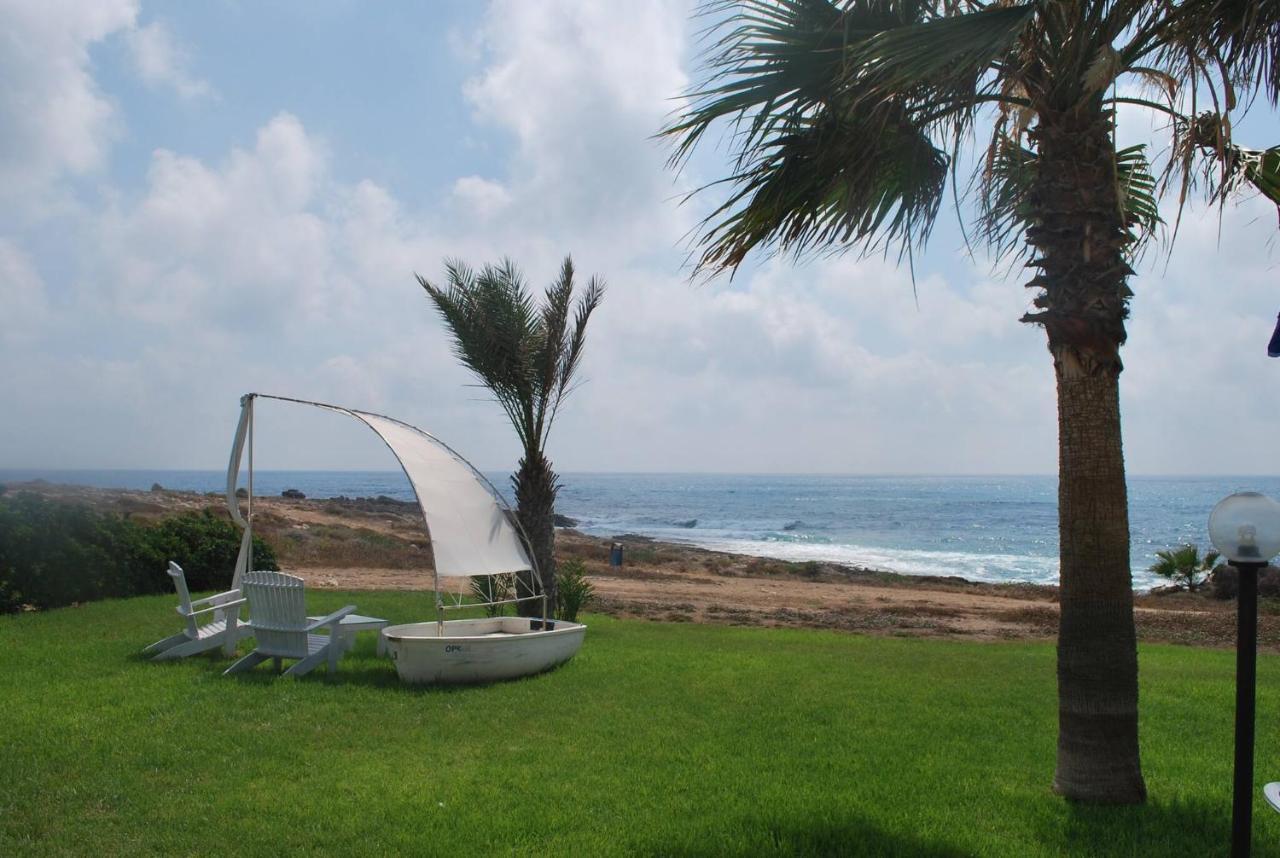 Sea Front Villa, Heated Private Pool, Amazing Location Paphos 323 基索内加 外观 照片