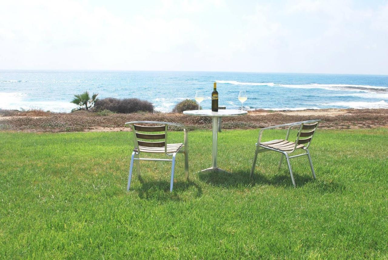 Sea Front Villa, Heated Private Pool, Amazing Location Paphos 323 基索内加 外观 照片